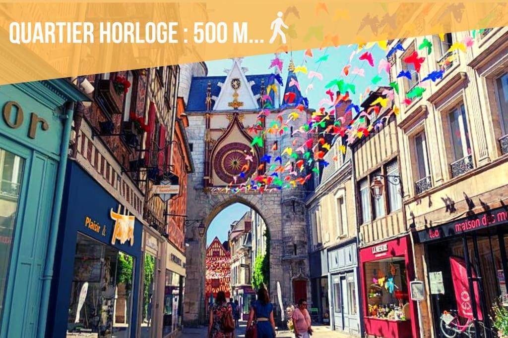 La Belle Vie - Appartement Cosy Au Centre-Ville Оксер Екстериор снимка